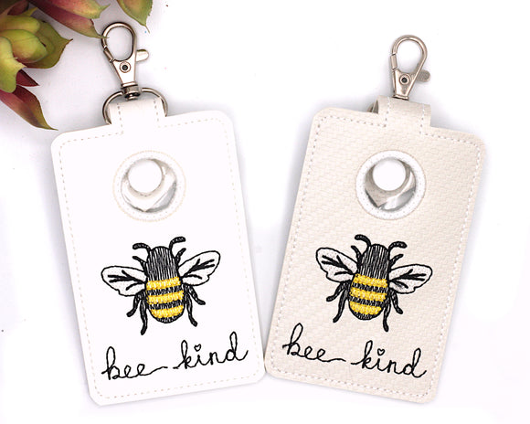 Bee Kind Vertical Alarm Badge ID Card Holder
